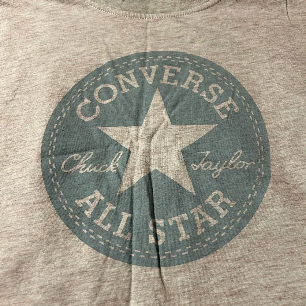 EUc Youth Converse Cropped Green Tee large